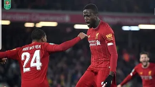 Divock Origi LAST MINUTE  EQUALISER VS ARSENAL EFL CUP