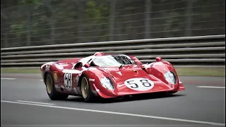 Ferrari 312 P on Le Mans Classic 2022 : Amazing V12 Sound ! [HD]