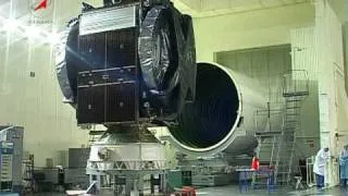 Подготовка спутника Measat-3a к запуску