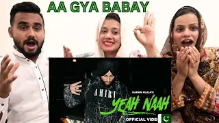 Yeah Naah Karan Aujla // Pakistani Reaction // New Panjabi Song