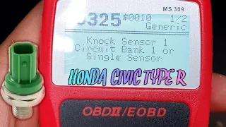 HOW TO REPLACE CODE P0325 KNOCK SENSOR (HONDA CIVIC TYPE R) DIY