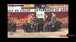 Toros Coleados campeonato nacional categoría  A 2023  Dos caballos quebrados