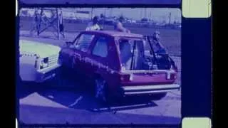 1976 Volkswagen Rabbit Side Crash Test
