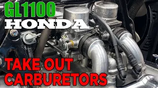 How to Remove Carburetors from Honda GL1100 Goldwing