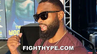 TYRON WOODLEY REACTS TO NEAR BRAWL WITH JAKE PAUL TEAM SECONDS AFTER HEATED ALTERCATION