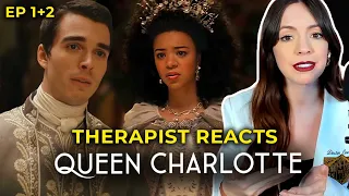 Therapist Reacts to the Psychology of Queen Charlotte: A Bridgerton Story  | Ep 1+2