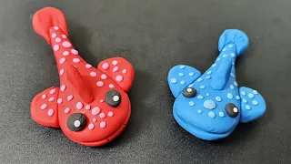 Whale Sharks clay modelling for kids Clay Whale Sharksfish making  How to make Whale Sharks