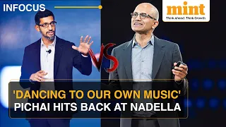 Satya Nadella vs Sundar Pichai Verbal Faceoff As AI Wars Get Hotter | 'Made Google Dance'
