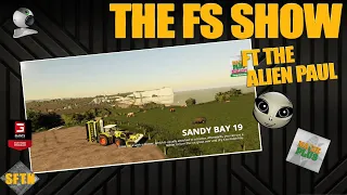 🔴 The FS SHOW - LIVE!  | Sandy Bay !  |  Farming Simulator 19 - Live Stream with webcam!