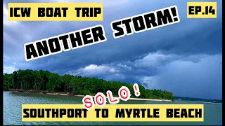 Solo ICW Boat Trip - NY to Florida ep 14 Southport NC to Myrtle Beach
