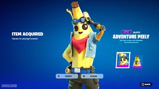 How To Get Adventure Peely Skin NOW FREE In Fortnite! (Unlocked Adventure Peely Bundle)