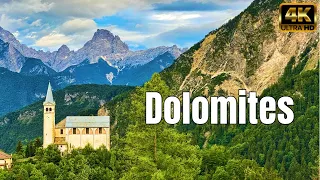 Dolomites, Alps, Italy. Scenic drive