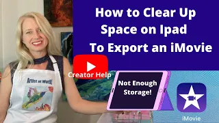 iPad Storage Full-How to Clear Up Space on iPad to Export Files in IMovie -YouTube Creator Help