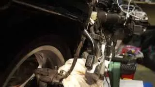 Stainless Steel Brake Lines Replacement & Bleed: BMW R1100RT