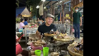 Mukbang/Reonpech Buffet/Mookata Reonpech/Hatyai/Songkhla/Pork/ Food/Seafood/Thailand Mukbang/Grill