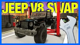 I Built a Custom V8 Jeep Wrangler in This NEW Car Game