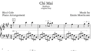 Chi Mai - Medium - Free piano sheet