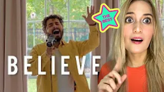 Reaction to Gabriel Henrique’s Cover of “Believe” - Cher original | this is AMAZING!!!🔥