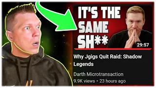 Let's talk about JGigs QUITTING Raid Shadow Legends