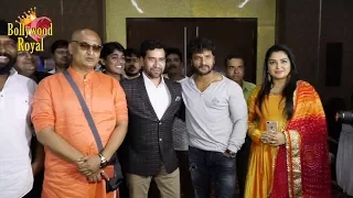 Khesari Lal, Dinesh Lal, Amrapali, Ravi Kishan at Music Launch of Bhojpuri Film ‘Muqaddar’ Part-1