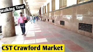 Crawford Market | With English subtitles | Walking Tour | Travel vlog | Mumbai Series