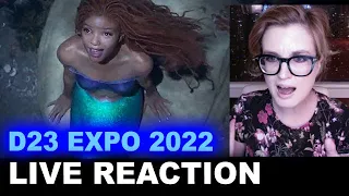 The Little Mermaid Trailer REACTION - Halle Bailey 2023 - D23 Expo