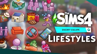 The Sims 4 Snowy Escape: All About LIFESTYLES!