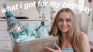 WHAT I GOT FOR MY 21ST BIRTHDAY HAUL! WHAT TO ASK FOR FOR YOUR 21ST BIRTHDAY