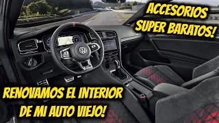 Cómo RENOVAR el interior de tu auto CON MUY POCO DINERO Y SUPER FÁCIL! | HugoValo Autos