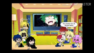 Mha reacts to Origin of One for All and Deku vs. Overhaul(no thumbnail) Gacha life