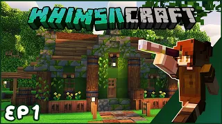 Whimsiicraft: A Modded Minecraft Series | I built my house on a floating island!