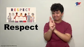 Respect in Filipino Sign Language