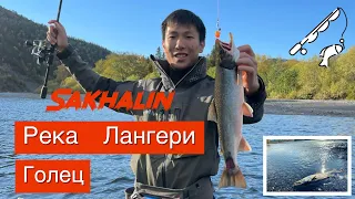 Рыбалка на севере Сахалина, река Лангери, Смирныховский район, осень 2021. Рыбалка на гольца.