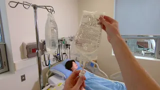 Changing IV Solution Bags