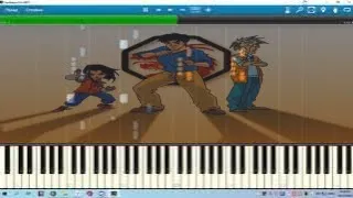 Jackie Chan Adventures - Intro (synthesia)