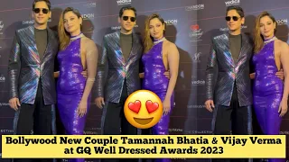 Bollywood New Couple Tamannah Bhatia & Vijay Verma arrives together at GQ Well Dressed Awards 2023