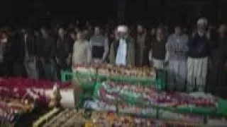Funeral for victims of Peshawar suicide bombing