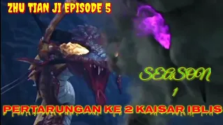 KEKUATAN PUSAKA AMBER API MERAH SEJATI | alur cerita donghua Zhu Tian Ji episode 5