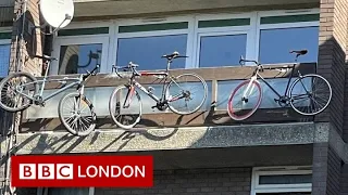 Londoners forced to store bikes in most 'awkward' places