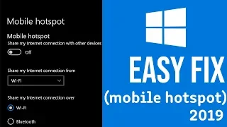 How to fix windows 10 Hotspot not obtaining ip address | Hotspot not sharing internet