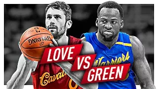 Draymond Green vs Kevin Love BATTLE Highlights from 2016-2017 Season! (Defense Included)