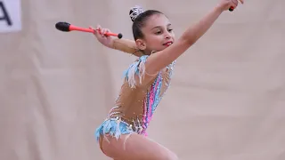 Gymnastic Championship (Rising Stars) 2023 Evelina Agoian clubs routine