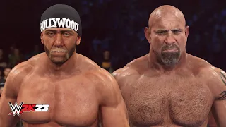 WWE 2K23 - Hulk Hogan Vs Goldberg FULL GAMEPLAY (PS5)