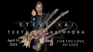STEVE VAI "TEETH OF THE HYDRA" "FOR THE LOVE OF GOD" Collingswood NJ April 10, 2024