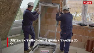 Правильний монтаж мансардного вікна VELUX   крок за кроком