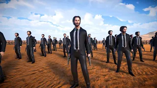 50 JOHN WICK vs 3 MILLION ZOMBIES - Ultimate Epic Battle Simulator 2