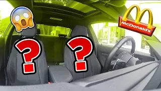 McDonalds PRANK | Auto OHNE FAHRER BLOCKIERT den McDrive