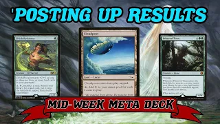 'POSTING UP RESULTS! Legacy challenge winning monogreen cloudpost deck MTG