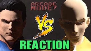 SAITAMA (One Punch Man) vs. SUPERMAN!!! | Arcade MODE! Reaction