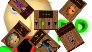 (Code For Perfect Color Matching.) How To Get All Badge Morphs In Baldi's Super RP Revival